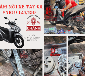 Làm nồi xe VARIO 125/ 150 giá bao nhiêu? Địa chỉ uy tín tại TPHCM