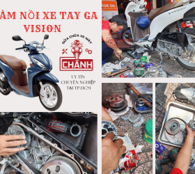 Làm nồi xe VISION giá bao nhiêu? Địa chỉ uy tín tại TPHCM