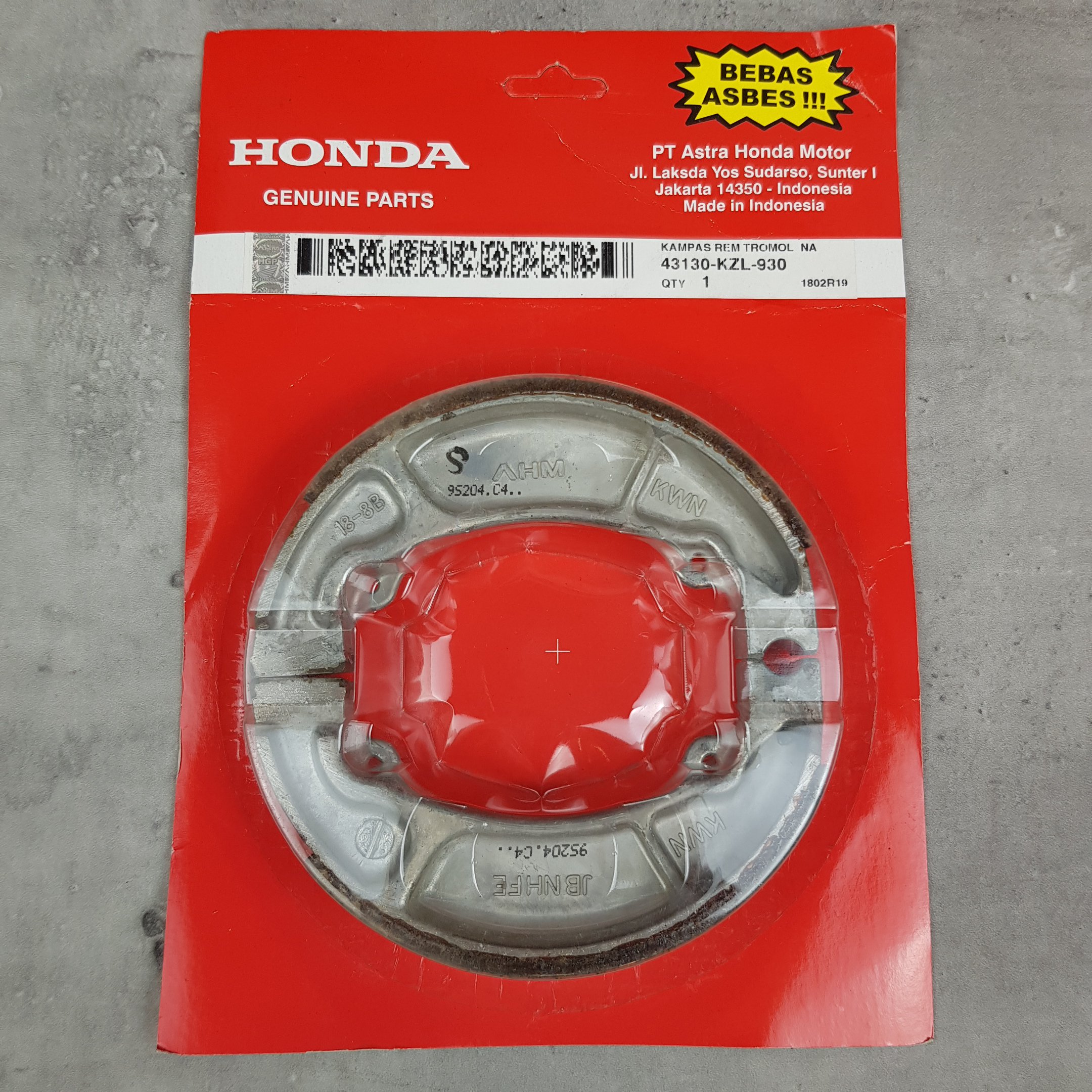 Tem xe Honda Airblade 125  024  Tem xe thiết kế Red Candy