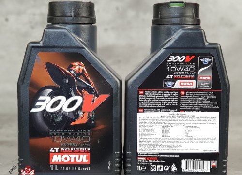Nhớt Motul 300V Factory Line 10w40 1L chính hãng, giá bán tốt nhất