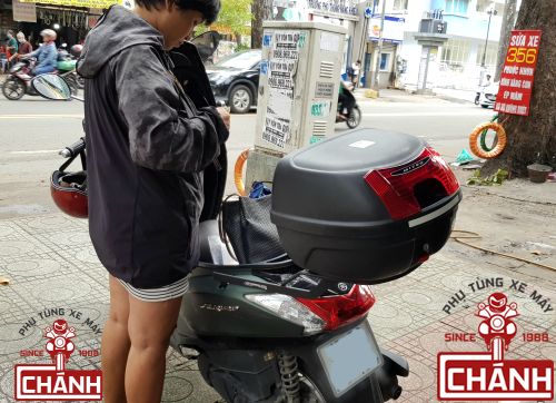 Thùng givi xe Yamaha NVX 155  Baga givi xe Yamaha NVX 155  Lắp thùng xe  Yamaha NVX 155  Phu Kien Phuot  phukienphuotcom