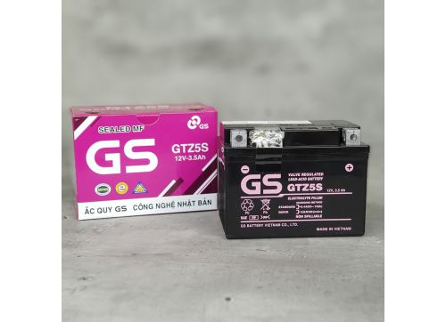 Bình ắc quy xe máy GS GTZ5S (12V-3.5Ah)
