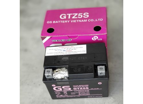 Bình ắc quy xe Exciter 150 GS GTZ5S (12V-3.5ah) 1