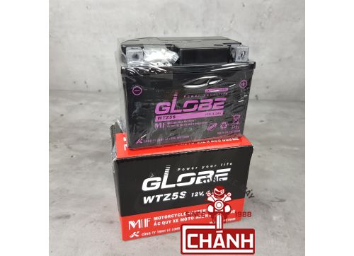 Bình ắc quy xe máy GLOBE WTZ5S (12V-4.2Ah) 3
