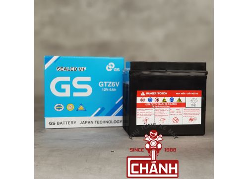 Bình ắc quy xe VARIO 125/ 150 chính hãng GS (12V-5ah) 3