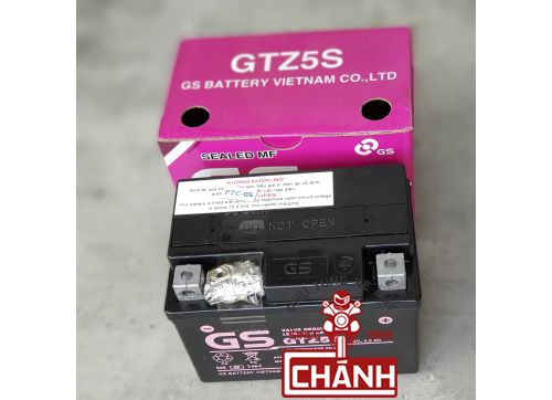 Bình ắc quy xe Vision GS GTZ5S (12V-3.5ah) 1