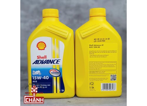 Shell ADVANCE 4T AX5 15w40 1L